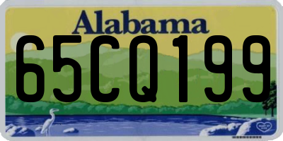 AL license plate 65CQ199