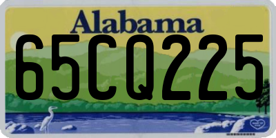 AL license plate 65CQ225