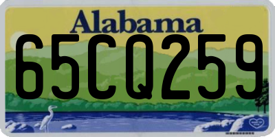 AL license plate 65CQ259