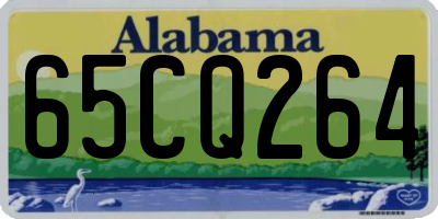 AL license plate 65CQ264