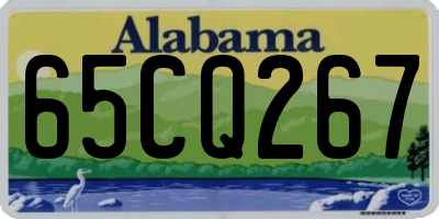 AL license plate 65CQ267