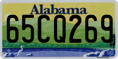 AL license plate 65CQ269