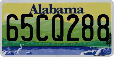 AL license plate 65CQ288