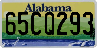 AL license plate 65CQ293
