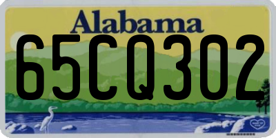 AL license plate 65CQ302