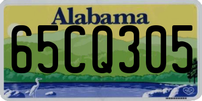 AL license plate 65CQ305