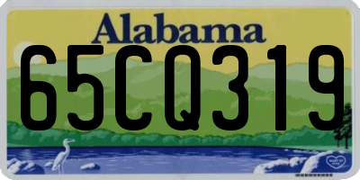 AL license plate 65CQ319