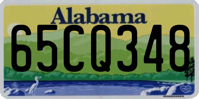 AL license plate 65CQ348