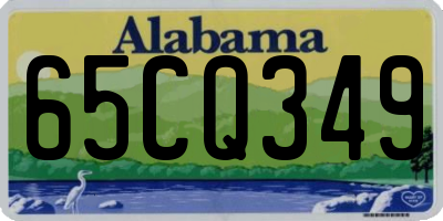 AL license plate 65CQ349
