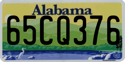 AL license plate 65CQ376
