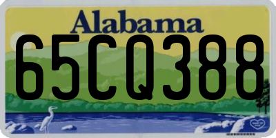 AL license plate 65CQ388