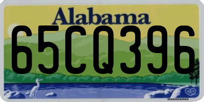 AL license plate 65CQ396