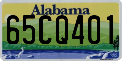 AL license plate 65CQ401