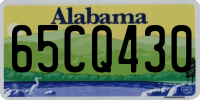 AL license plate 65CQ430