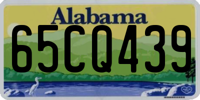 AL license plate 65CQ439