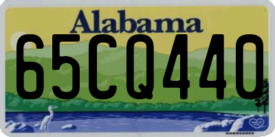 AL license plate 65CQ440