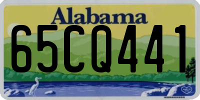 AL license plate 65CQ441