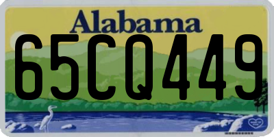 AL license plate 65CQ449