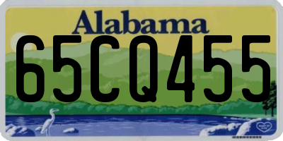 AL license plate 65CQ455