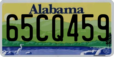 AL license plate 65CQ459