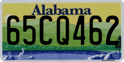 AL license plate 65CQ462