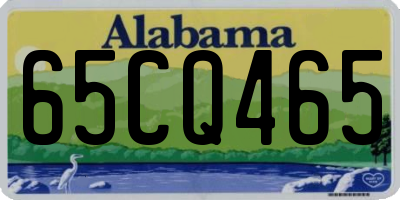 AL license plate 65CQ465