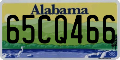 AL license plate 65CQ466