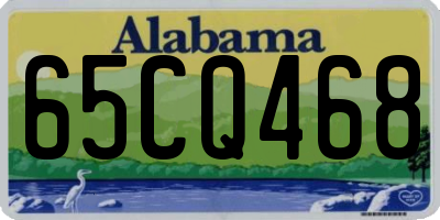 AL license plate 65CQ468