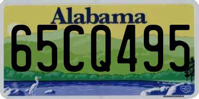 AL license plate 65CQ495