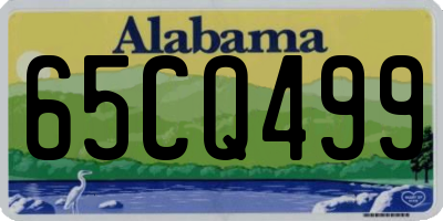 AL license plate 65CQ499