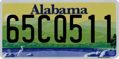 AL license plate 65CQ511