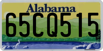 AL license plate 65CQ515