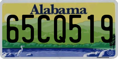 AL license plate 65CQ519