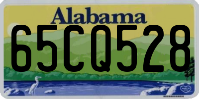 AL license plate 65CQ528
