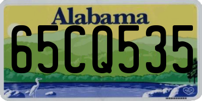 AL license plate 65CQ535
