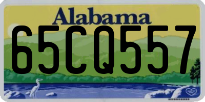 AL license plate 65CQ557
