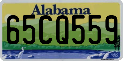 AL license plate 65CQ559