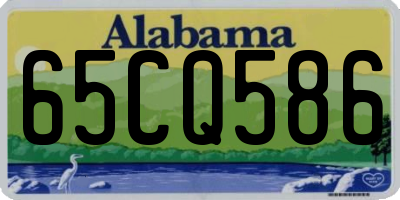 AL license plate 65CQ586
