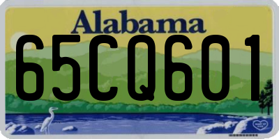 AL license plate 65CQ601