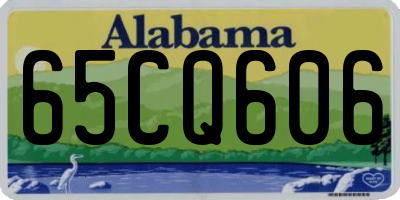 AL license plate 65CQ606