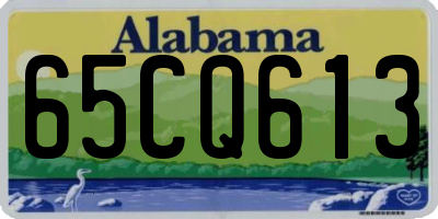 AL license plate 65CQ613