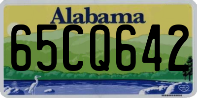 AL license plate 65CQ642