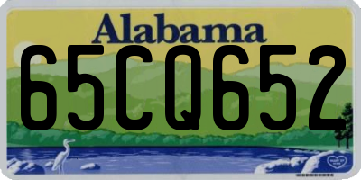 AL license plate 65CQ652