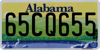 AL license plate 65CQ655