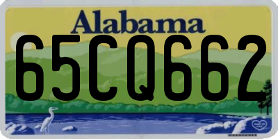 AL license plate 65CQ662