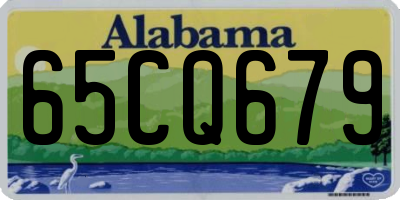AL license plate 65CQ679