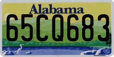AL license plate 65CQ683
