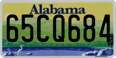 AL license plate 65CQ684