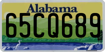 AL license plate 65CQ689