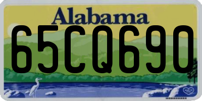 AL license plate 65CQ690